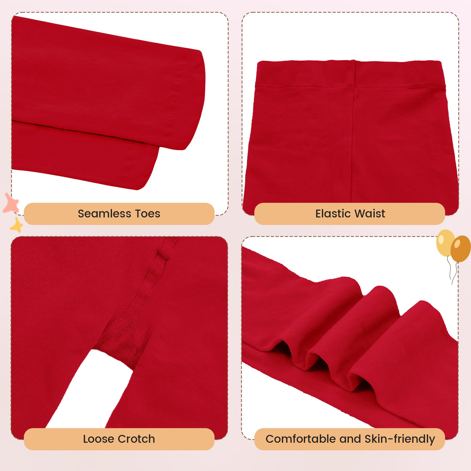 American Trends Mallas de baile para niñas, medias de ballet para niñas, uniforme escolar, leggings para niños