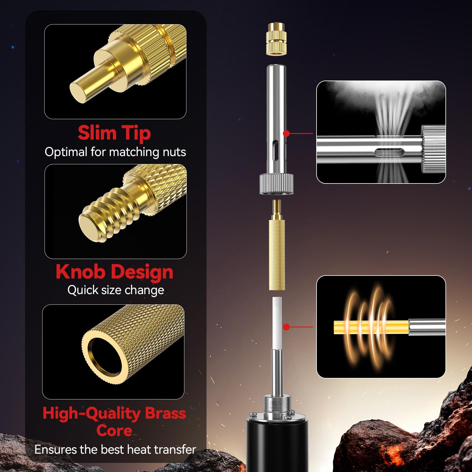 Threaded Insert Kit - Soldering Iron & Tips -3 Threaded Insert Kit - Soldering Iron & Tips -3