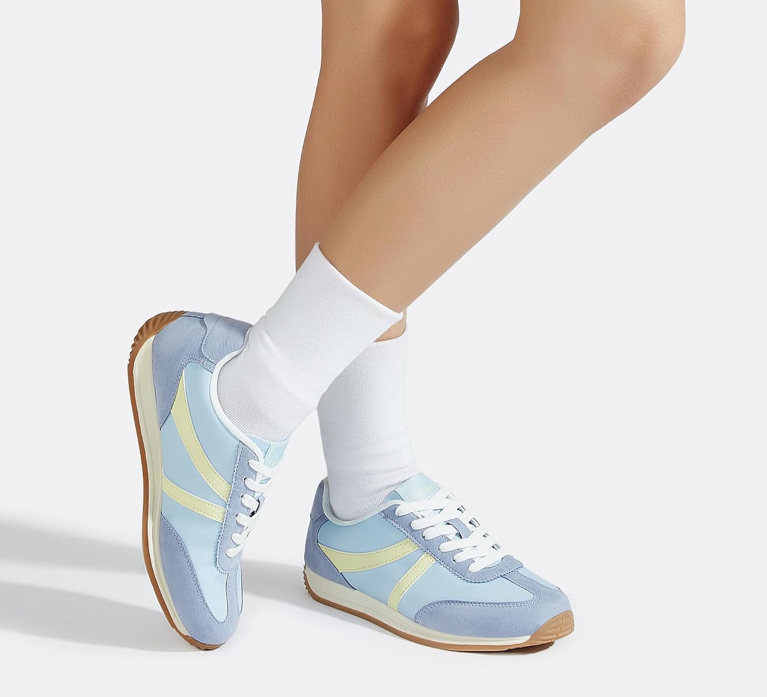 LUCKY STEP Women's Retro Fashion Sneakers Non Slip Comfortable Casual Running Shoes Breathable Classic Walking Trainers - Image 9