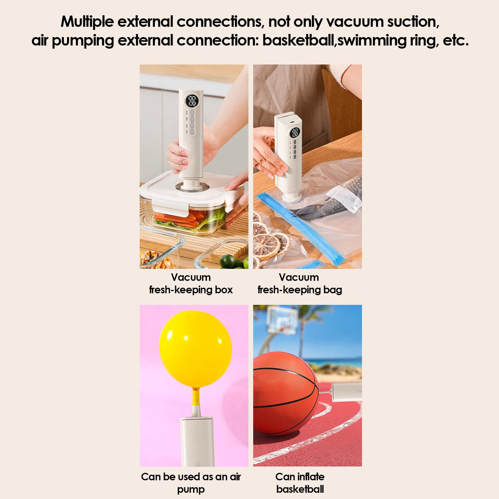 Machine d'emballage sous vide alimentaire Dispositif de stockage manuel des