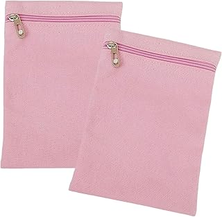 スウェットシャツ用ジッパー付き小型ウォレット付きサイドポケット2個, ピンク