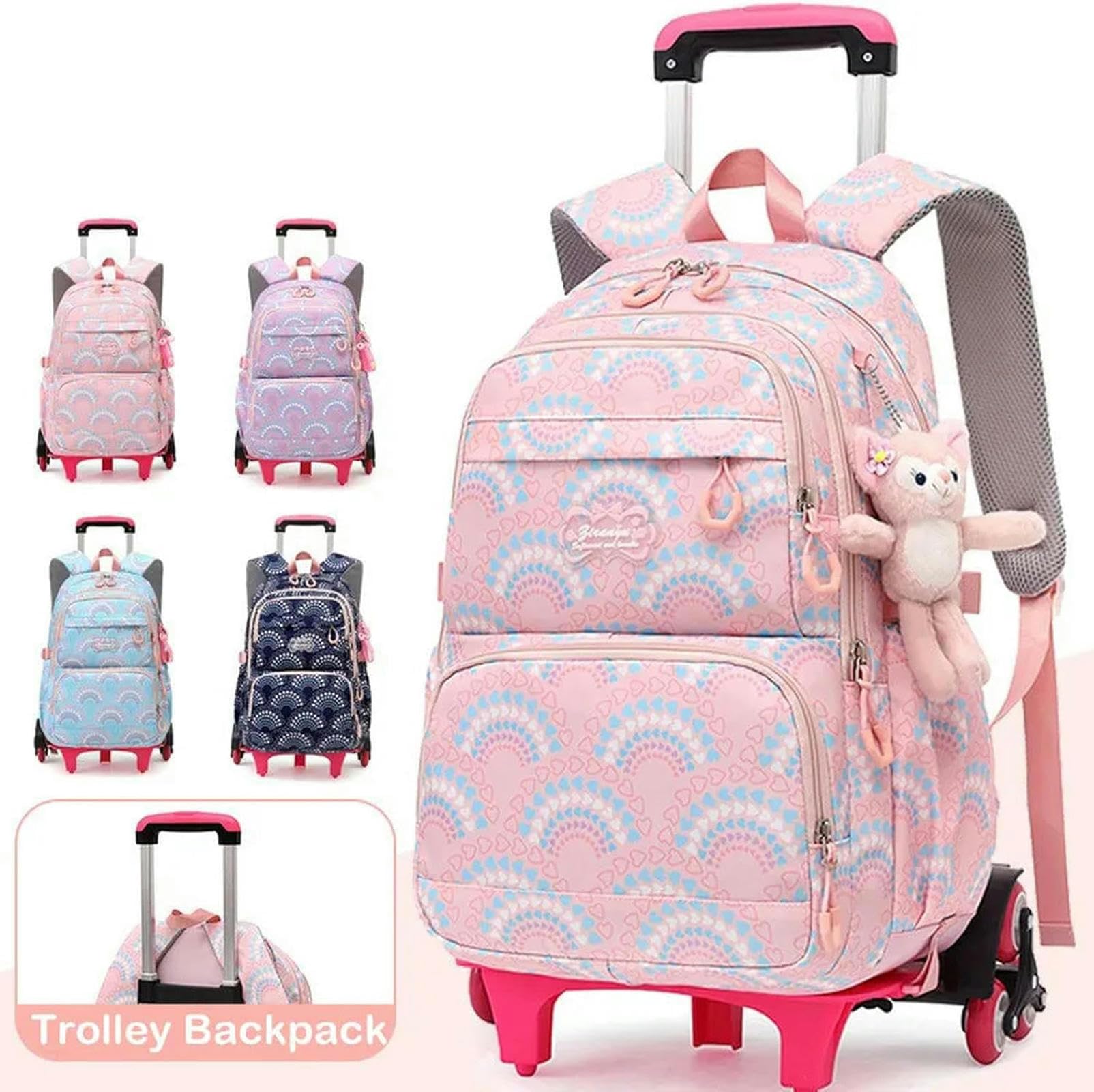 Cartable A Roulette Cartable A Roulette Sac À Dos Roller Girls Sac À Dos pour Enfants en Roue pour Enfants