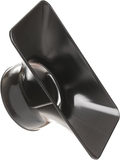 Loc-Line - 81304AS Anti-Static Vacuum Hose Component, Black Acetal Copolymer, Rectangular Nozzle, 6" Length x 3-1/2" Width, 2-1/2" Hose ID