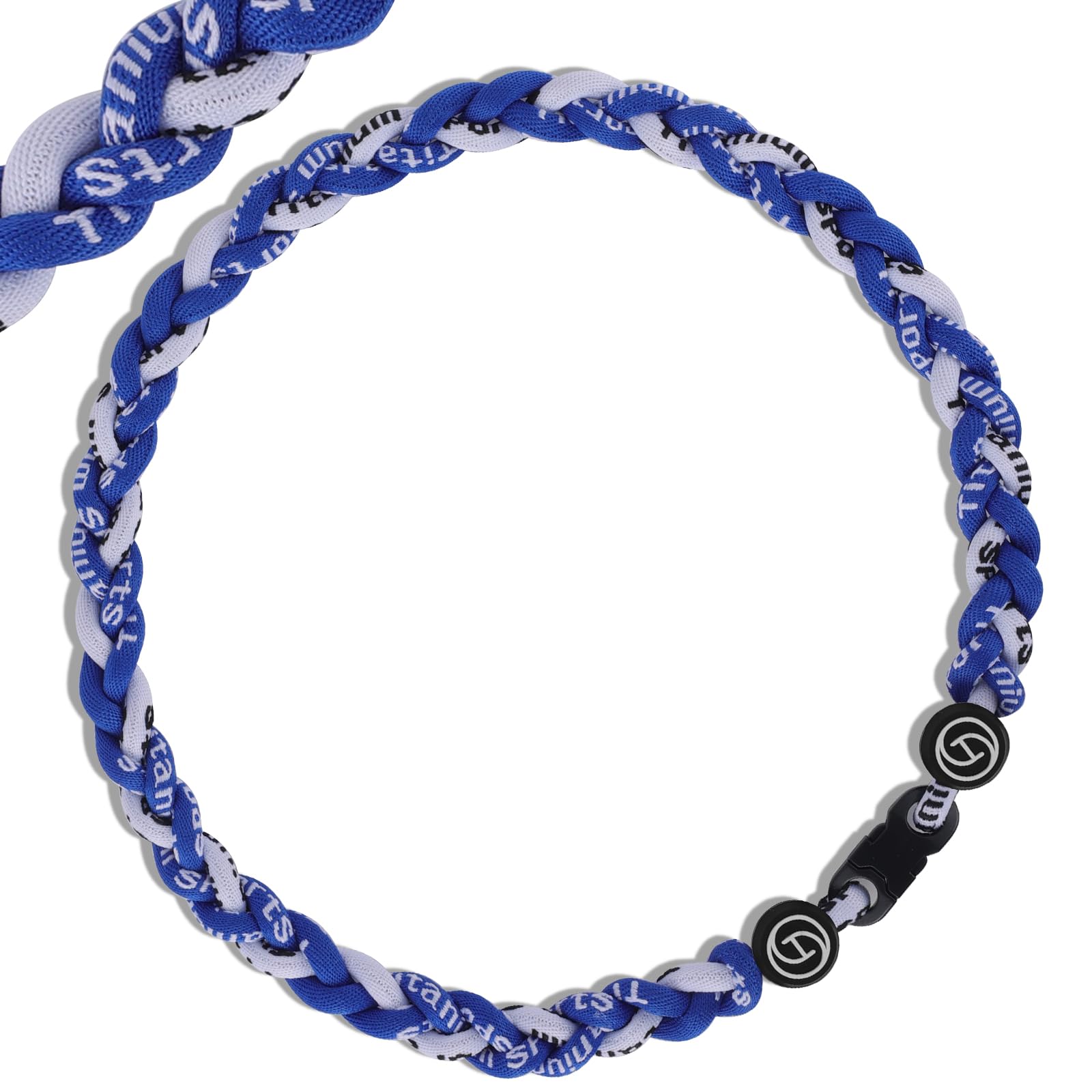 HOOCAS Premium Baseball Necklaces w/Fashion Three Color Rope Braided Tornado, A Sporty Gift Idea, Great Gift Giving for Sports Fans, Baseball Players,