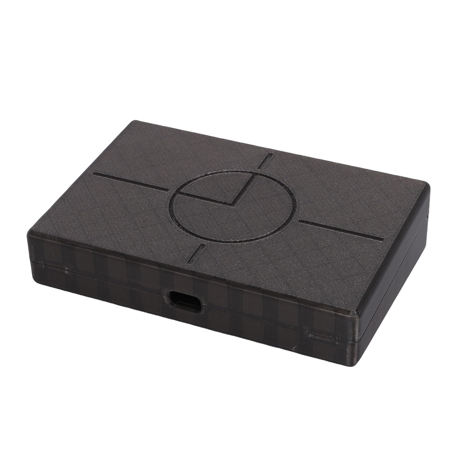 Jiawu Étui de Rangement Antichoc de qualité Supérieure, adapté à la Console de Jeu Rétro Flip 2, Boîte de Voyage de Protection pour Les Joueurs, PETG, Noir