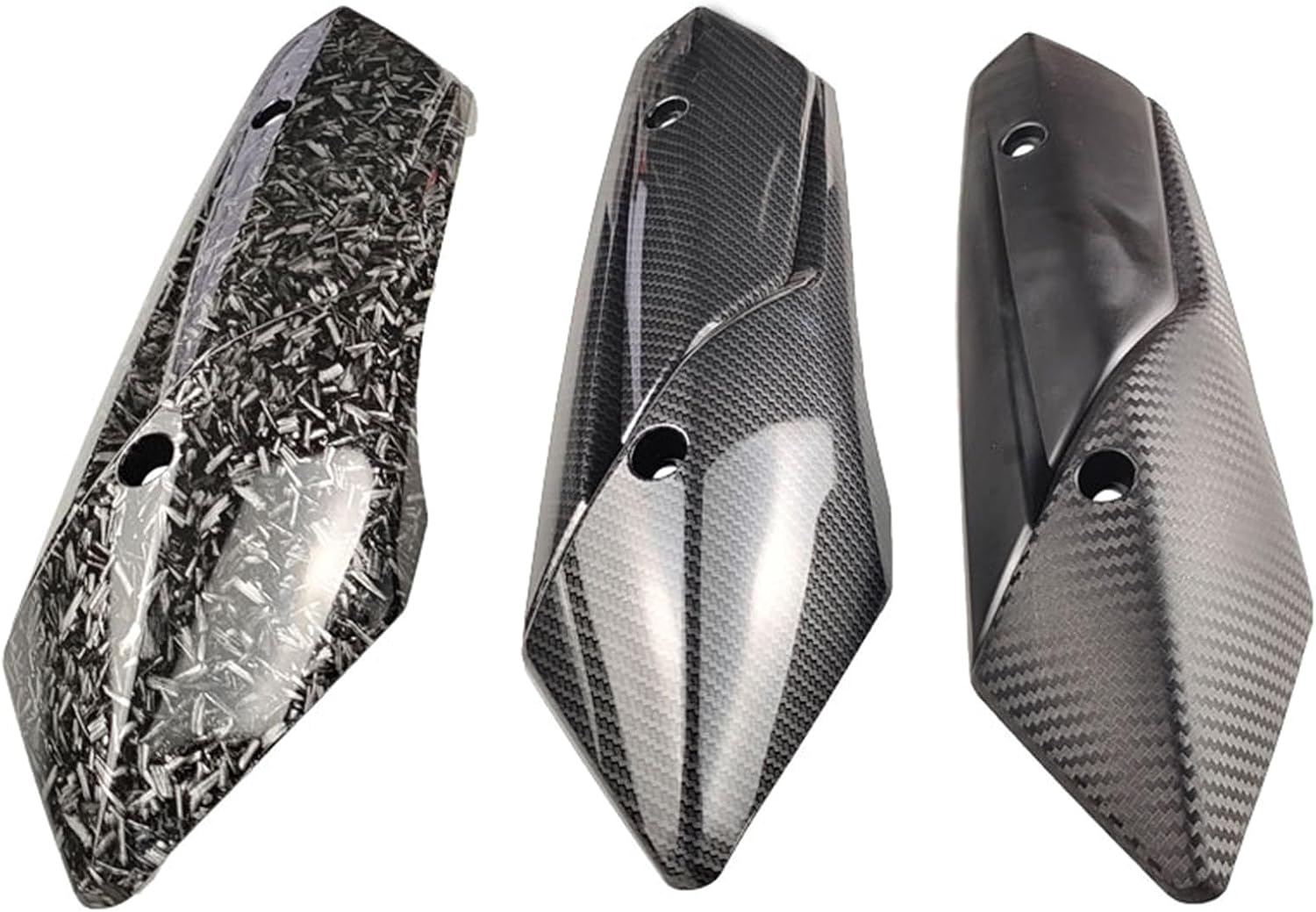 Universals Motorcycle Exhaust Heat Shield Muffler Link Pipe Protectors Guard Antiscalding