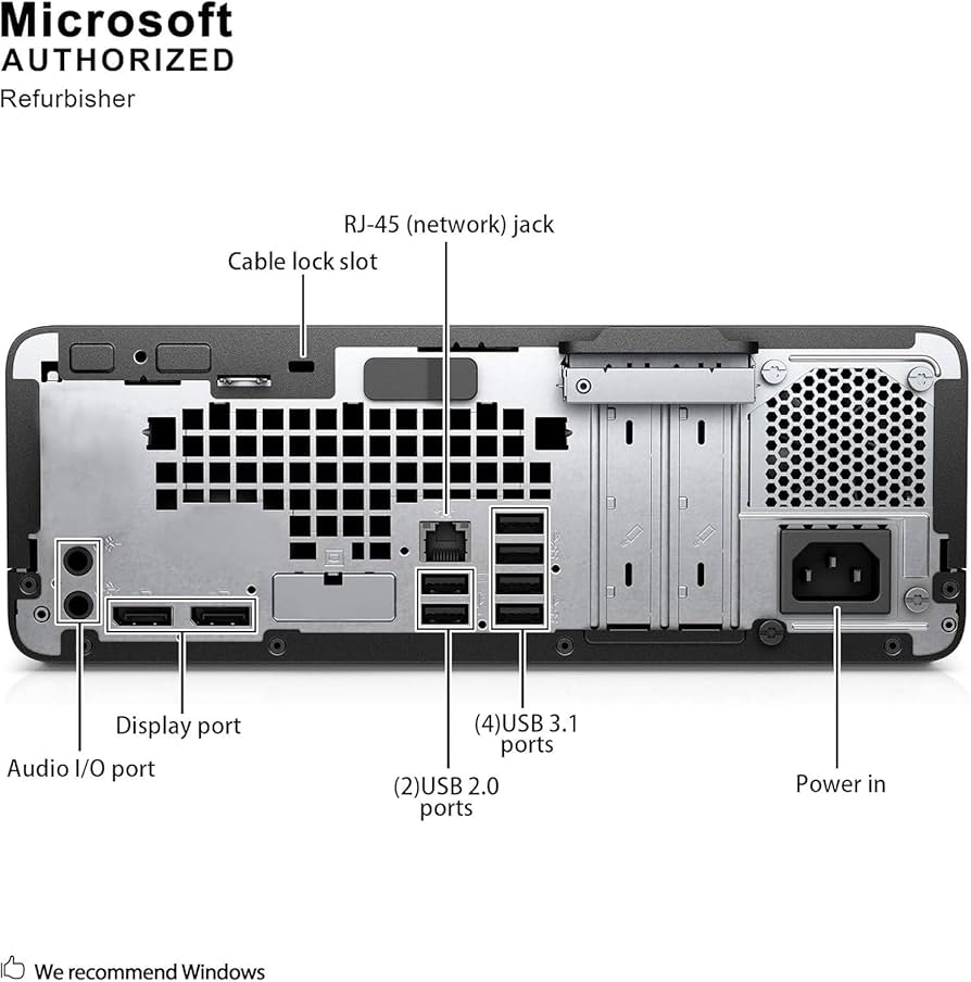 Windowsデスクトップ M.2 HP ProDESK600 G3 SFF Amazon.com: HP ProDesk 600 G3 SFF Desktop Computer Inter i5