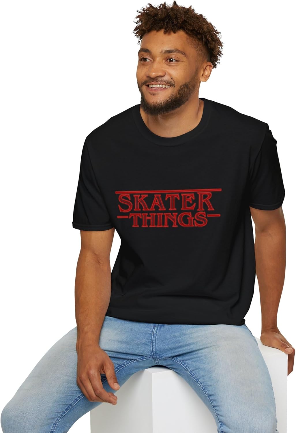 Adult Roller Skating Tee Skater Things 100% Cotton Men's/Women's/Teen's Skater T-Shirt - Image 2