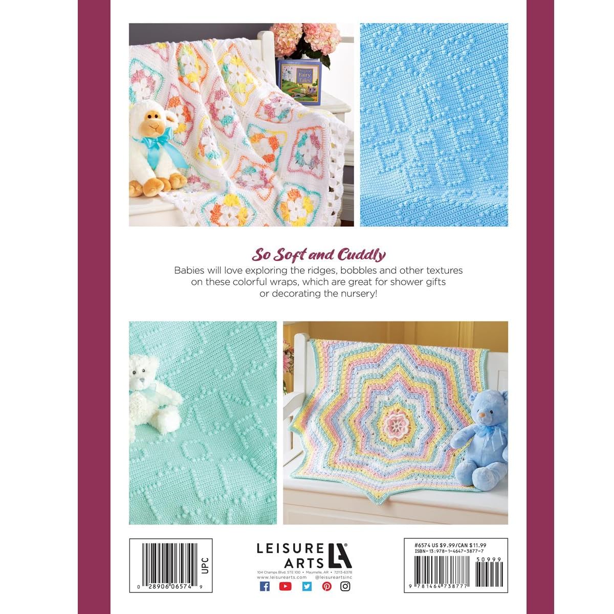 Leisure Arts LEA Terrific To Touch Baby Afghans - Image 6