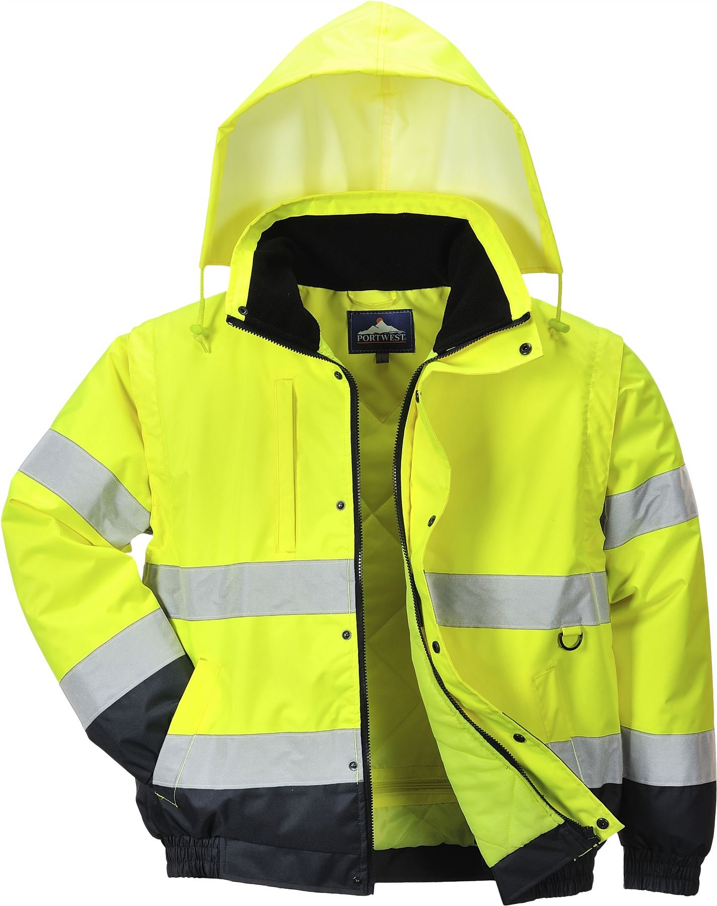 Portwest Blouson 2-en-1 HiVis, Couleur: Orange, Taille: XL, C468ORRXL