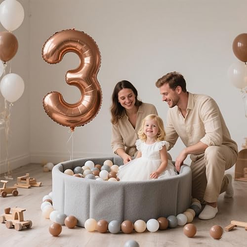 Miniatura 61 de GOGOSO 100 pelotas de juego no tóxicas para niños, suaves, a prueba de aplastamiento y sin BPA en colores divertidos para jugar en interiores