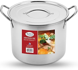 Aramco AI14437-12 Alpine Cuisine Stock Pot, 12-Quart, Stainless Steel