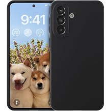 Foluu Silicone Case for Samsung Galaxy A57 5G, Liquid Gel Rubber Bumper Case with Soft Microfiber Lining Cushion Slim Hard Shell Shockproof Protective Cover for Galaxy A57 5G 2026 Black