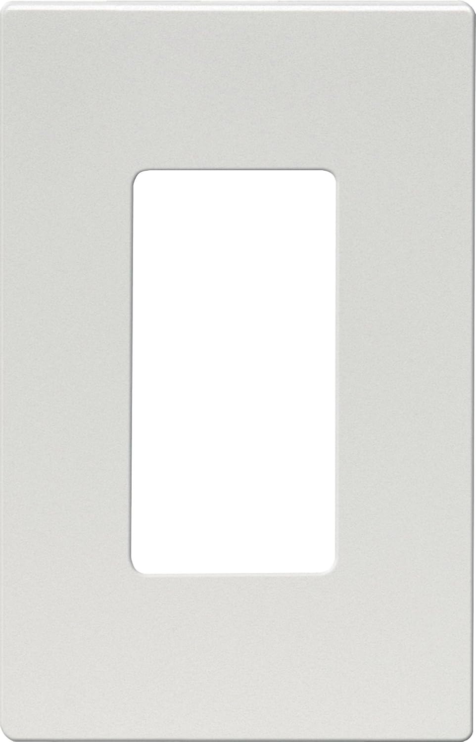 EATON Wiring 9521SG ASPIRE Screwless Wallplate, 1 Gang, Silver Granite
