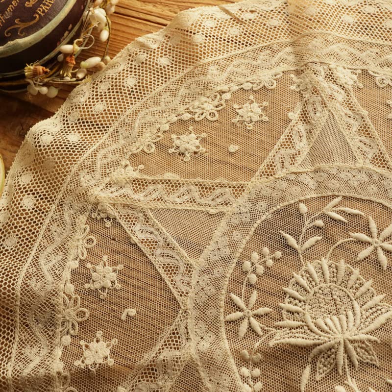 アンティークノルマンディーレースドイリーA アンティークノルマンディーレースドイリーA