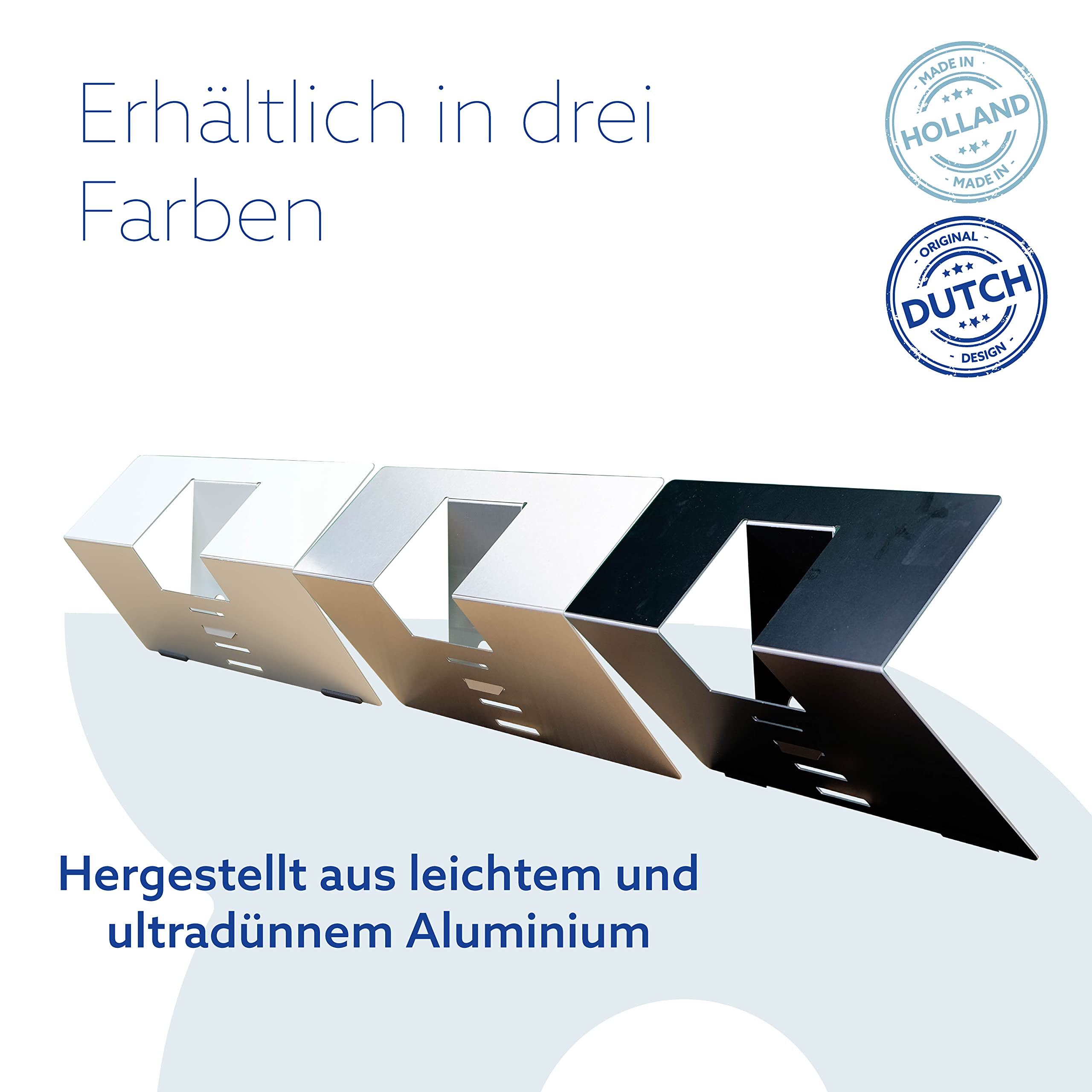 R-Go Tools Supporto Per Laptop R-Go Riser Fissabile, Regolabile, Integrato Con Il Laptop, Alluminio, Nero (laptop Stand R-Go Riser - Integrated With