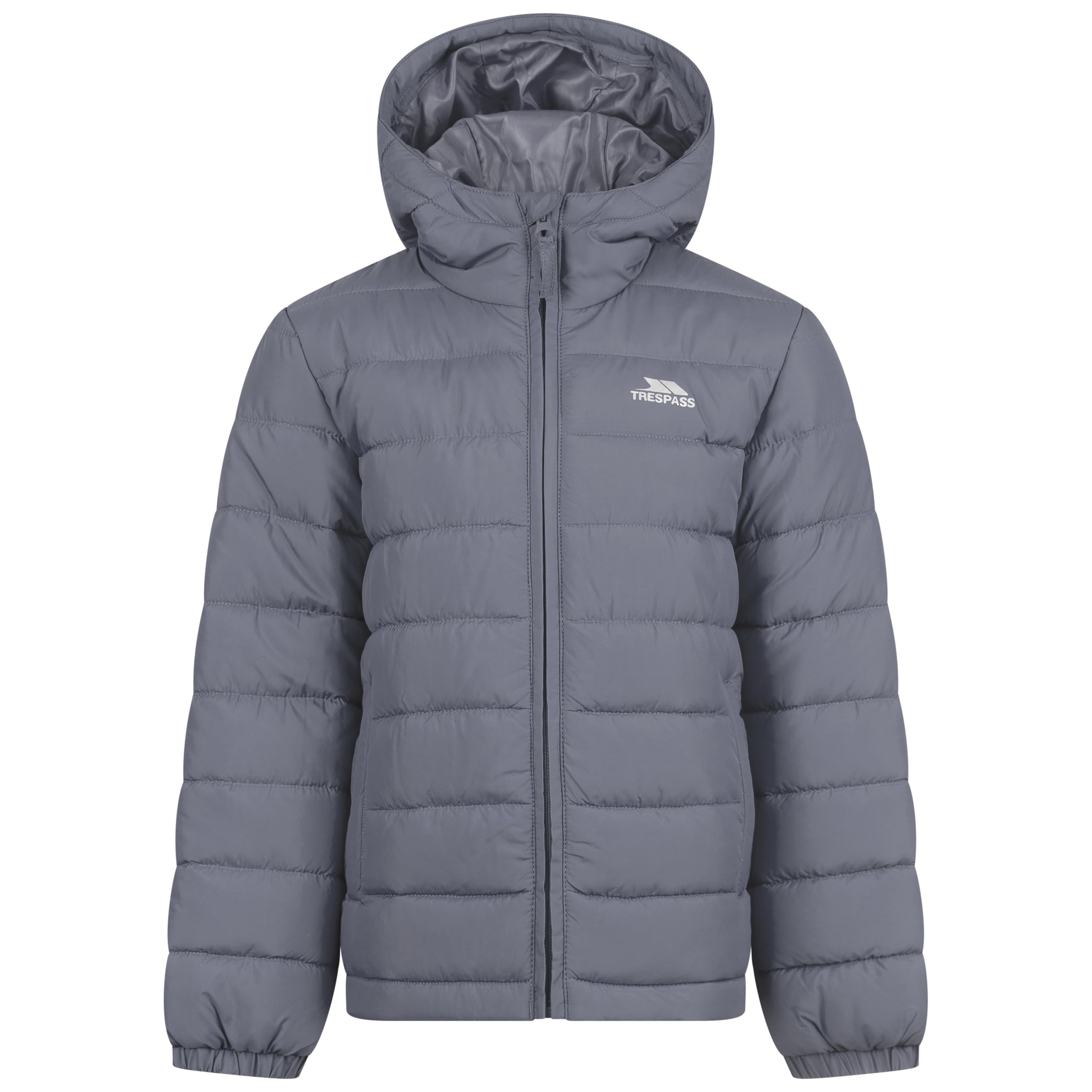 Boys Jacket Odair - Vertical Side Entry Pockets, Padded, Water-Resistant, Windproof Facing, Shell Fabric Chin Guard, Quilting Detail, Elastication at Hood