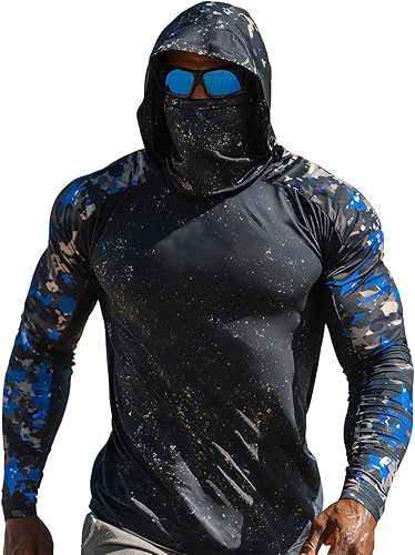 Workout Tops Dri Fit Long Sleeve Shirts for Men Mens Men's Long Sleeve UPF 100+ 