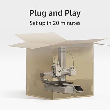 Bambu Lab A1 mini 3D Printer + LED Lamp Kit, Set Up in 20 Mins, High Speed & Precision, Full-Auto Calibration & Active Flow Rate Compensation, 48 dB Quiet FDM 3D Printers