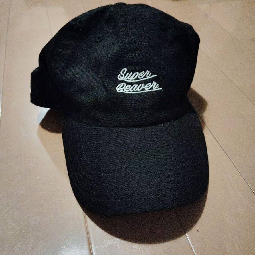 SUPER BEAVER 黒 キャップ SUPER BEAVER 20thユニホーム 黒 L