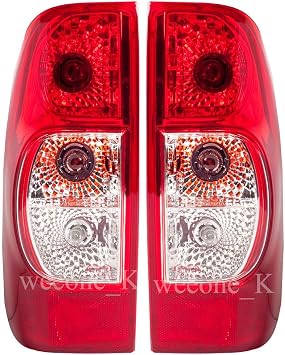 Aftermarket Parts K1AutoParts + Bulb 1 Pair Taillights Tail Light Lamps Fit For Isuzu D-max Dmax 2007 2008 2009 2010 2011