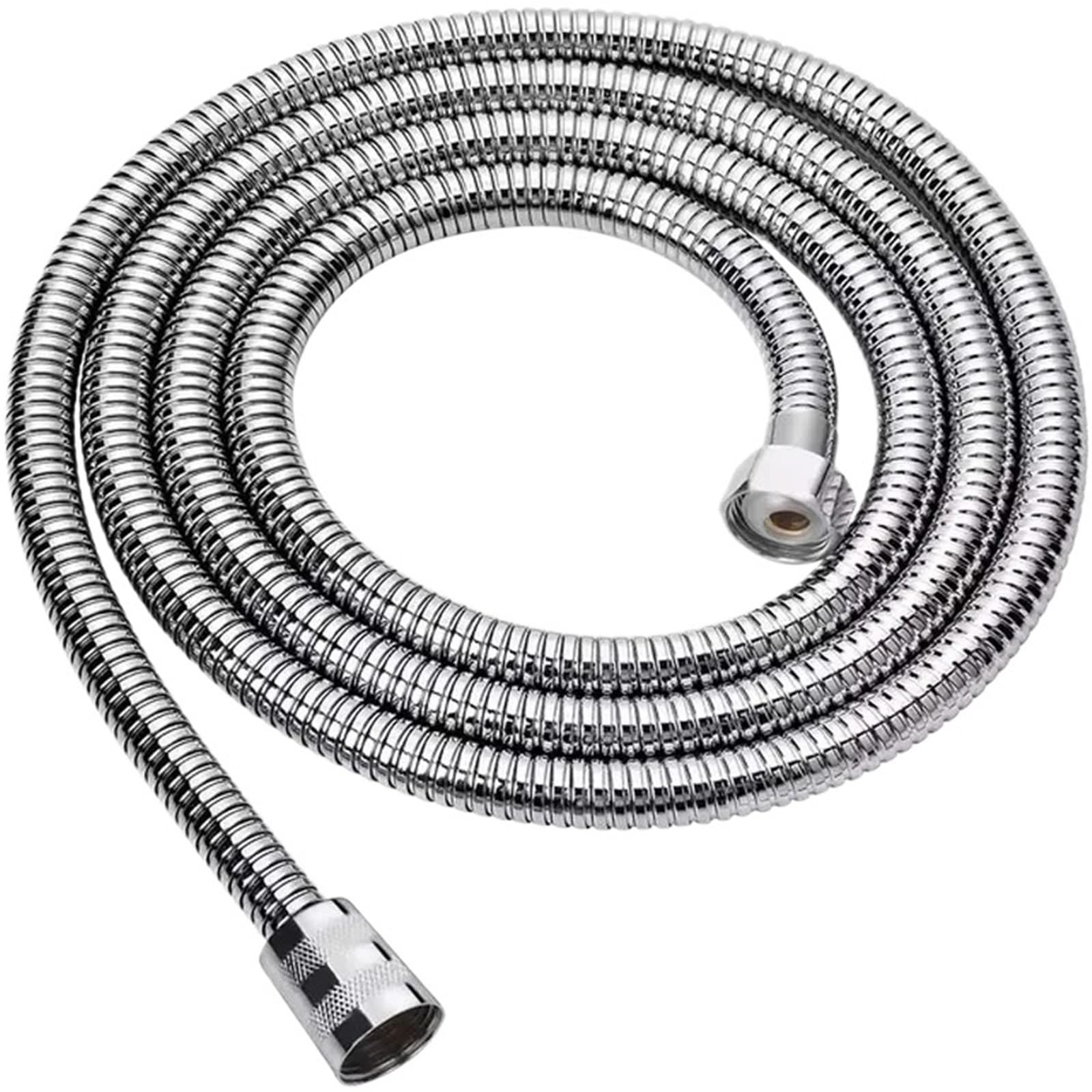 Naqzrxpml Color1 Stainless Steel Copper Corrugated Shower Hose G1/2 Inch Silver 150-300Cm(,300Cm)