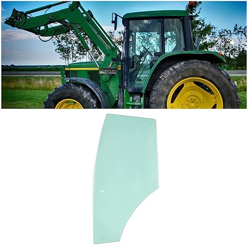 HECASA Puerta de cristal de cabina izquierda compatible con tractor John Deere 5075M 5080 5090 5100 6100 6115 6140 Reemplazo para puerta de vidrio