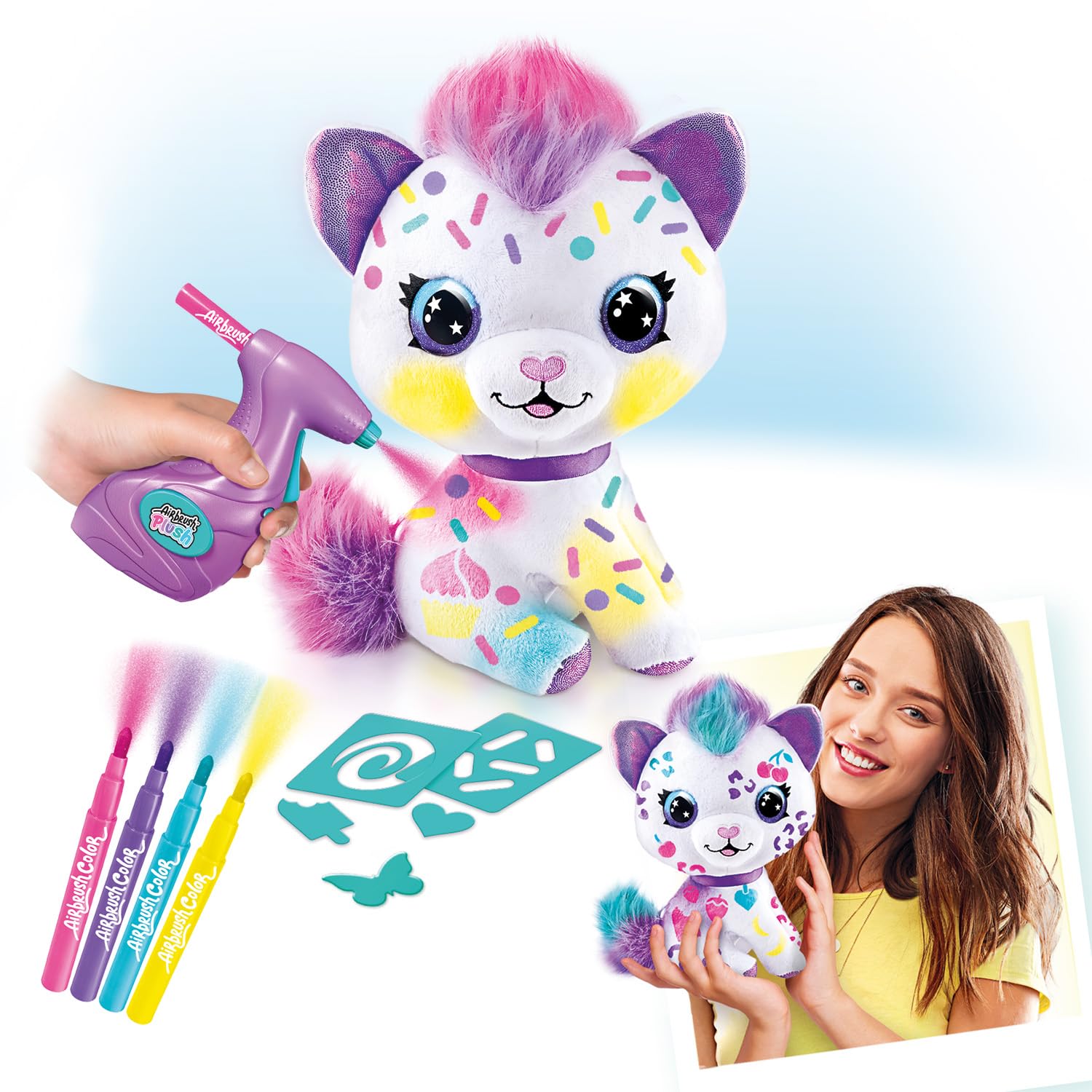 Rocco Giocattoli - Airbrush Plush Gattino