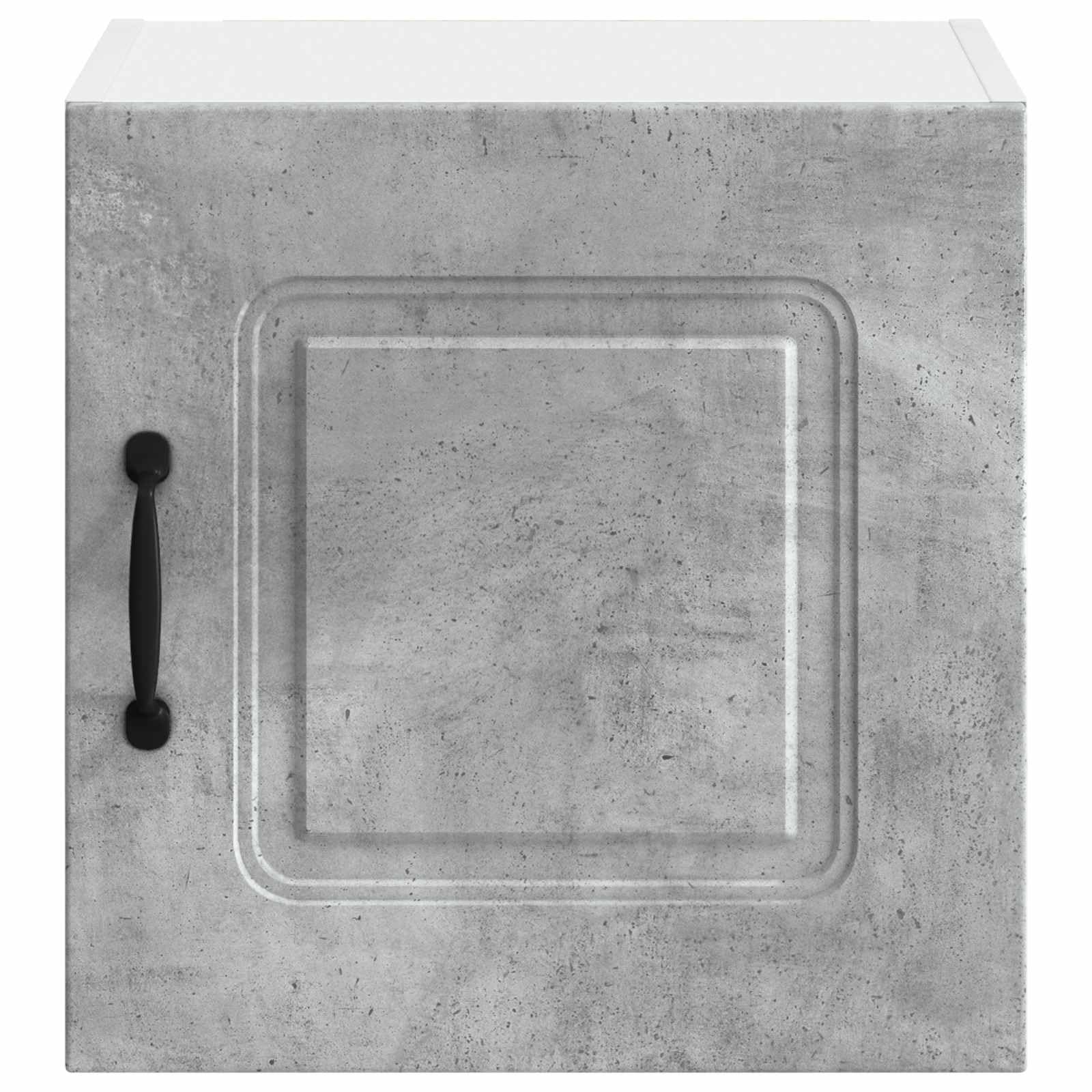 Kalmar Küchenschrank, Beton Grau, 40x31x40 cm, Holzwerkstoff, freistehendes Küchenmöbel, vielseitiger Stauraum für Kochutensilien, einfache Montage