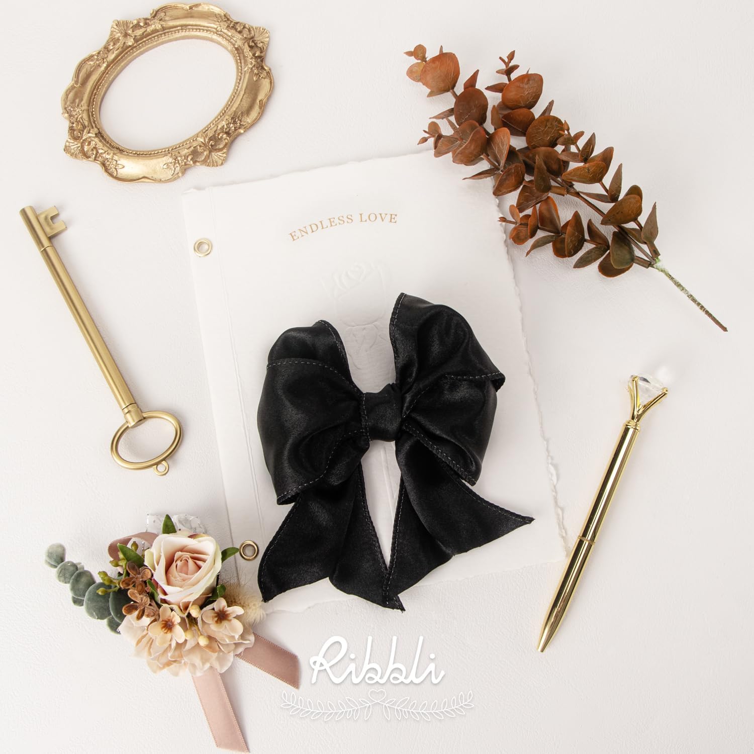 Ribbli Black Satin Wired Ribbon 2.5 Inch Black Christmas Ribbon for Gift Wrapping Wreaths Garland Tree Decoration Crafts Home Decor-Continous 20 Yards - Image 2