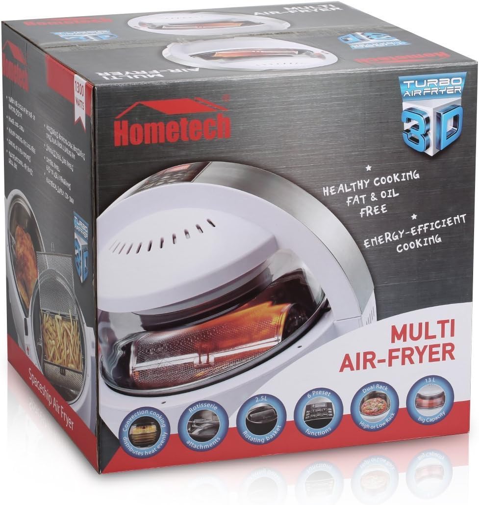 Dimensions of Hometech Spaceship Air Fryer