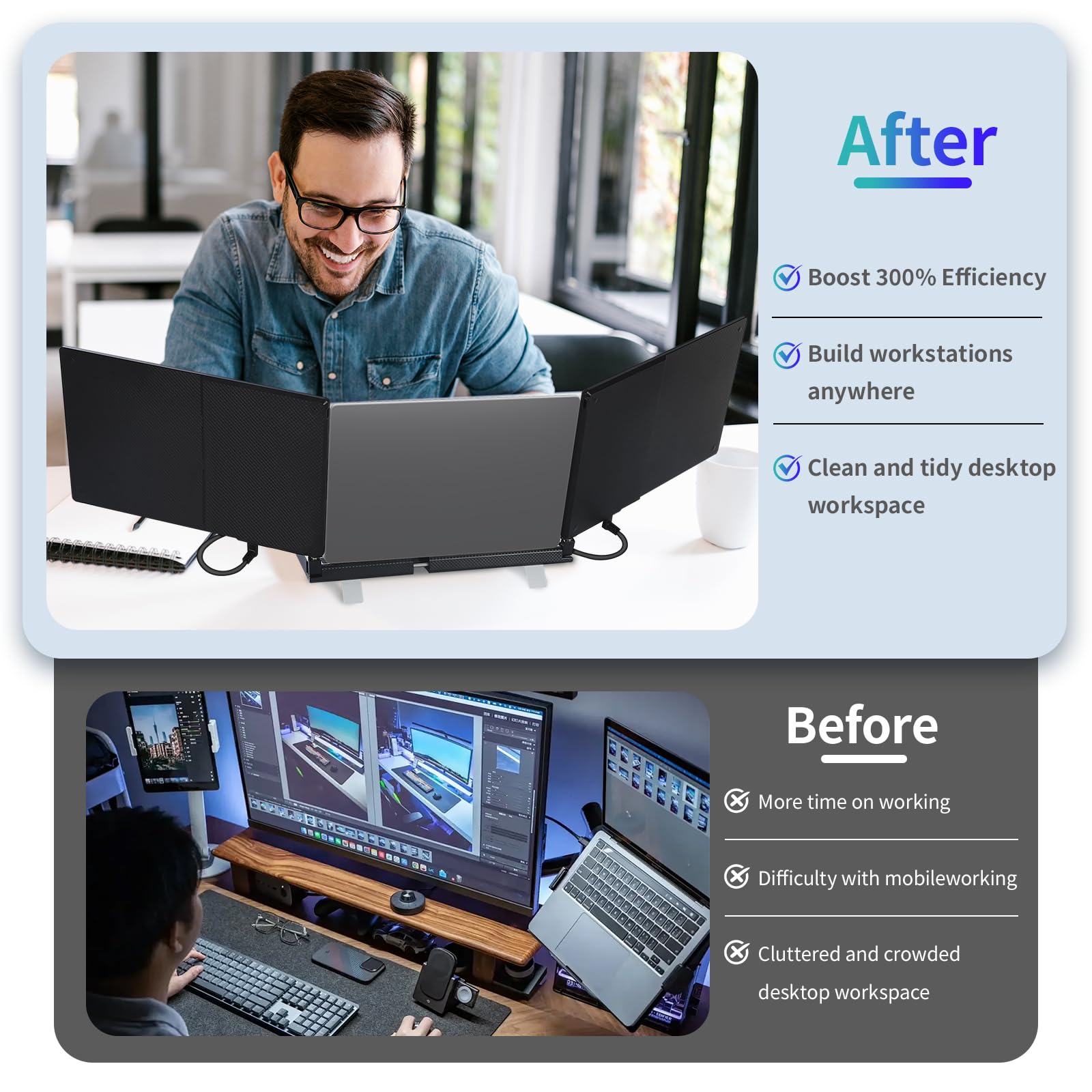 14.2 Inches Laptop Screen Extender 1080P IPS Portable Monitor - Dettaglio