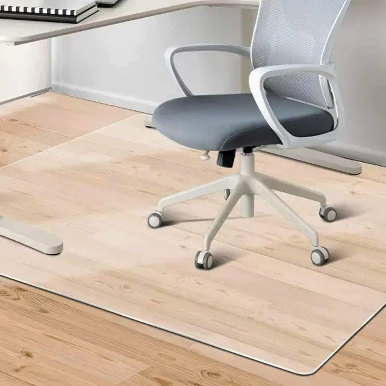 PVC Computer Chair Mat for Hard Floors Tile Carpet Home Office Clear Floor Runner Customizable Size Floor Protector