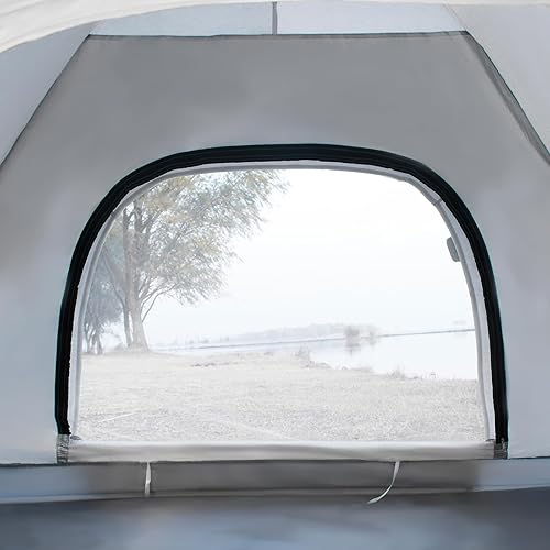 Miniatura 7 de Tienda Oxford a prueba de viento para 2 personas, fácil instalación, tienda de mochilero para acampar, senderismo, viajes