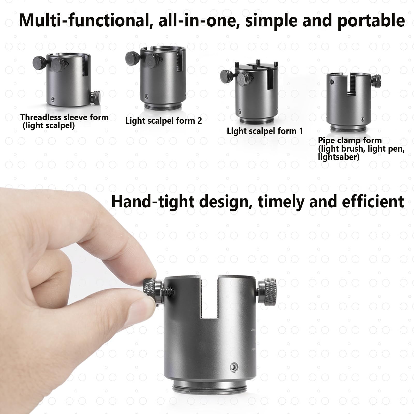 Kit di pennelli per pittura con luce LED, torcia da 1100/1300 lumen, per fotografia creativa e scatti a lunga esposizione, ideale per disegno artistico