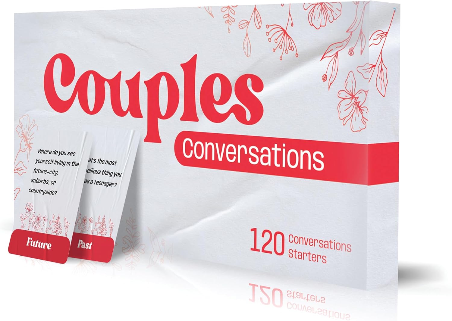 Couples Conversations Card Game – Stocking Stuffer for Boyfriend or Girlfriend | Questions About Past, Present, and Future - Image 6