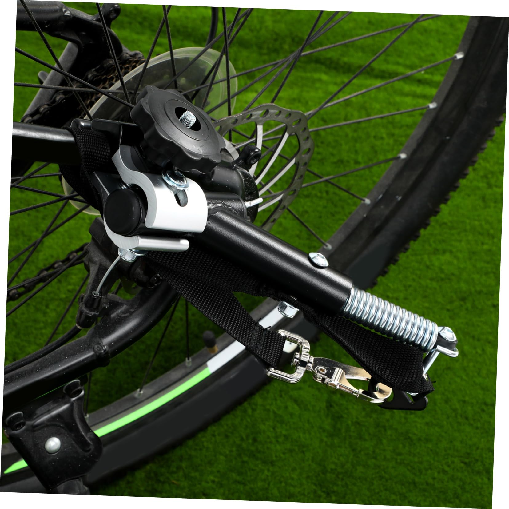 Zaczep Przyczepki Rowerowej z Aluminium Adapter Do Przyczepki Rowerowej Kompatybilny z Rowerami i Skuterami Elektrycznymi Łatwy Montażu Wytrzymała Konstrukcja