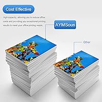 Vista 6 de Kit de tinta de repuesto universal de tinta negra, tinta de tinte, 8.5 fl oz, funciona para impresoras Canon HP Epsn Brother Injet, cartucho