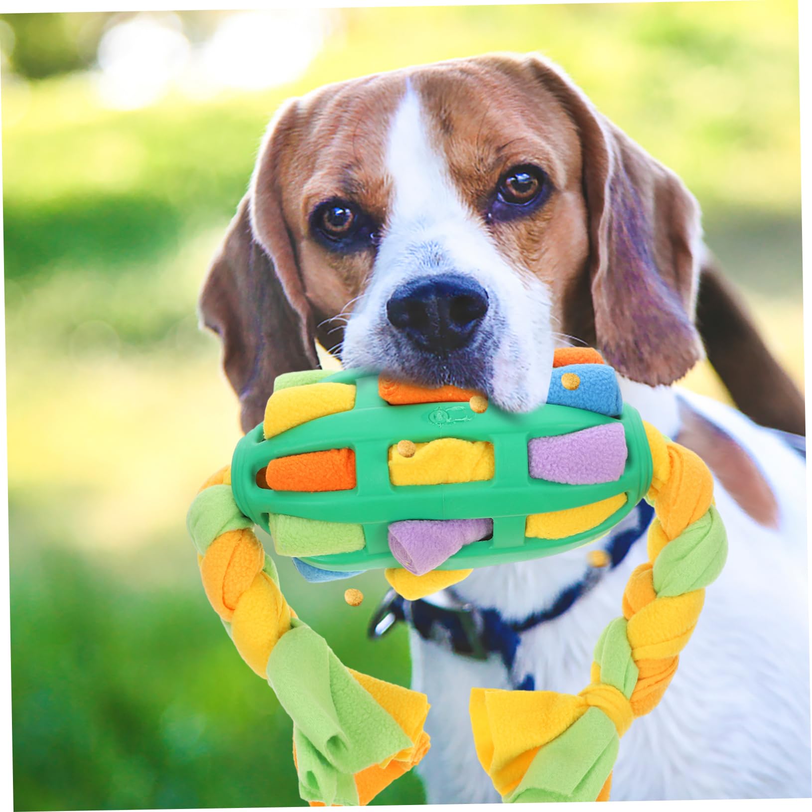 TOYANDONA Interaktiver Schnüffelball für Hunde Leckerli Verteiler aus TPR Hundespielzeug für Training