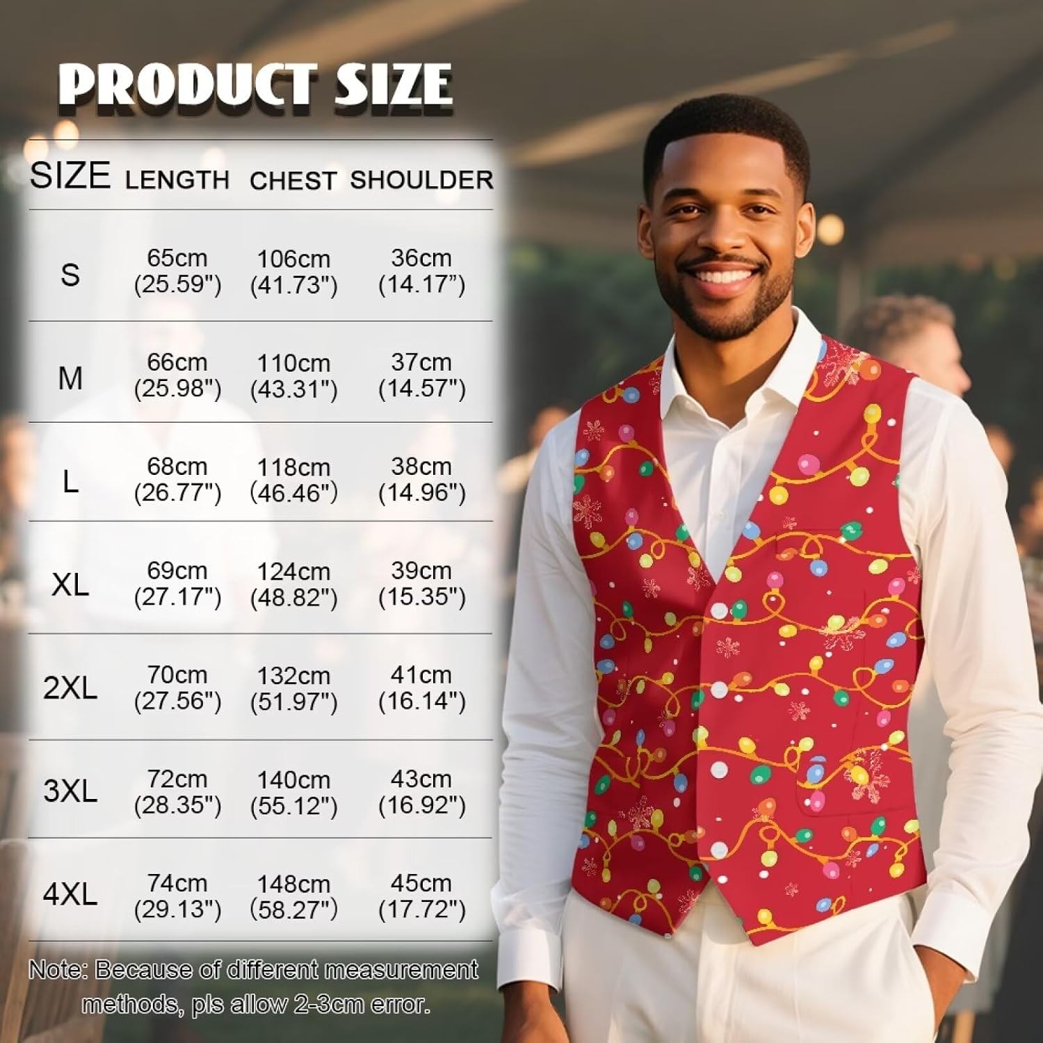 INSTANTARTS Men's Vest Sleeveless Men's Casual Jacket Vest Slim Fit Lightweight Waistcoat Casual Vests with Pockets