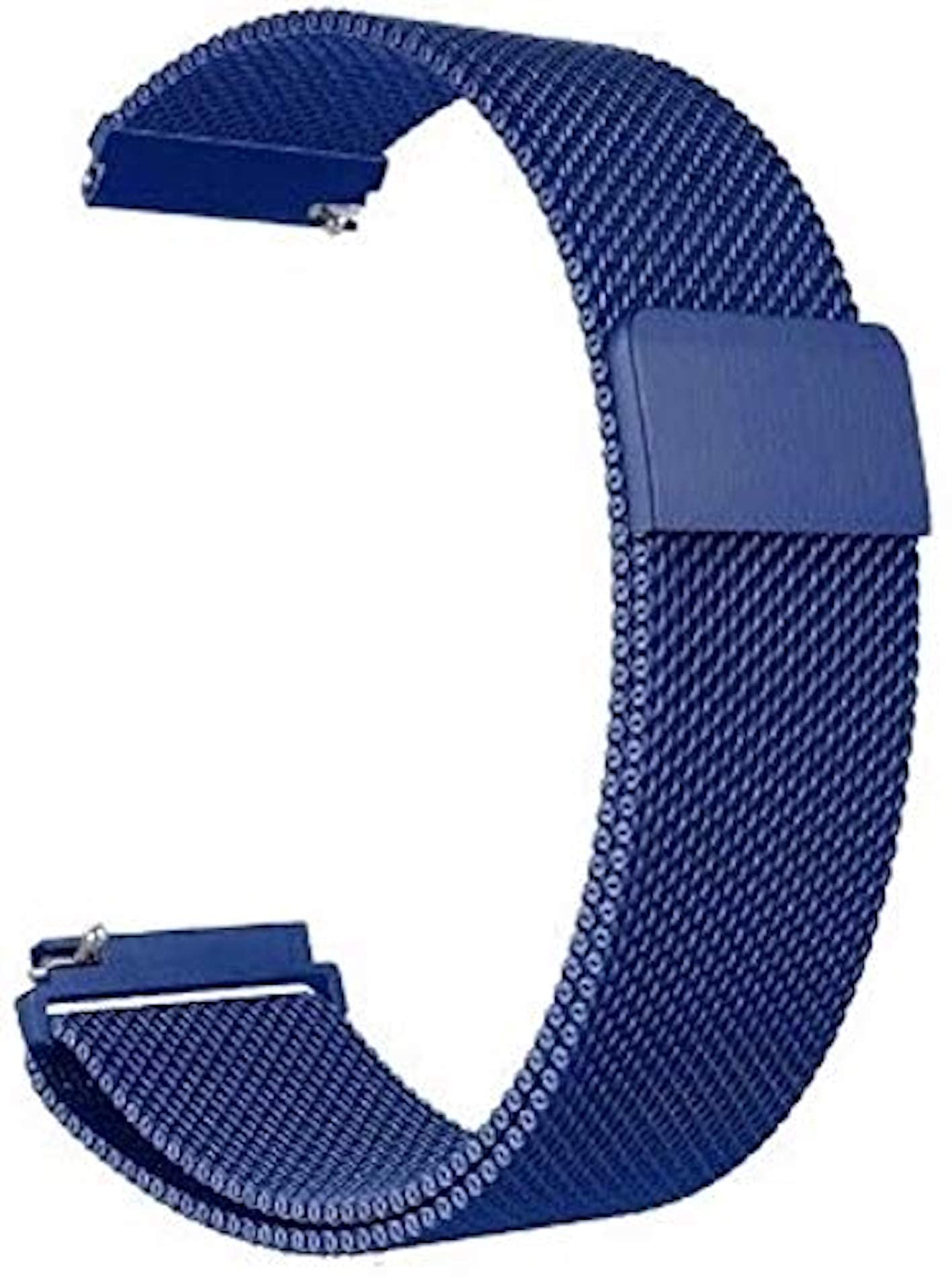 Magnetic Milanese Metal Chain Watch Band - Adjustable Loop Strap | Compatible With Fossil Gen 4 Explorist HR Watch Only-image-18