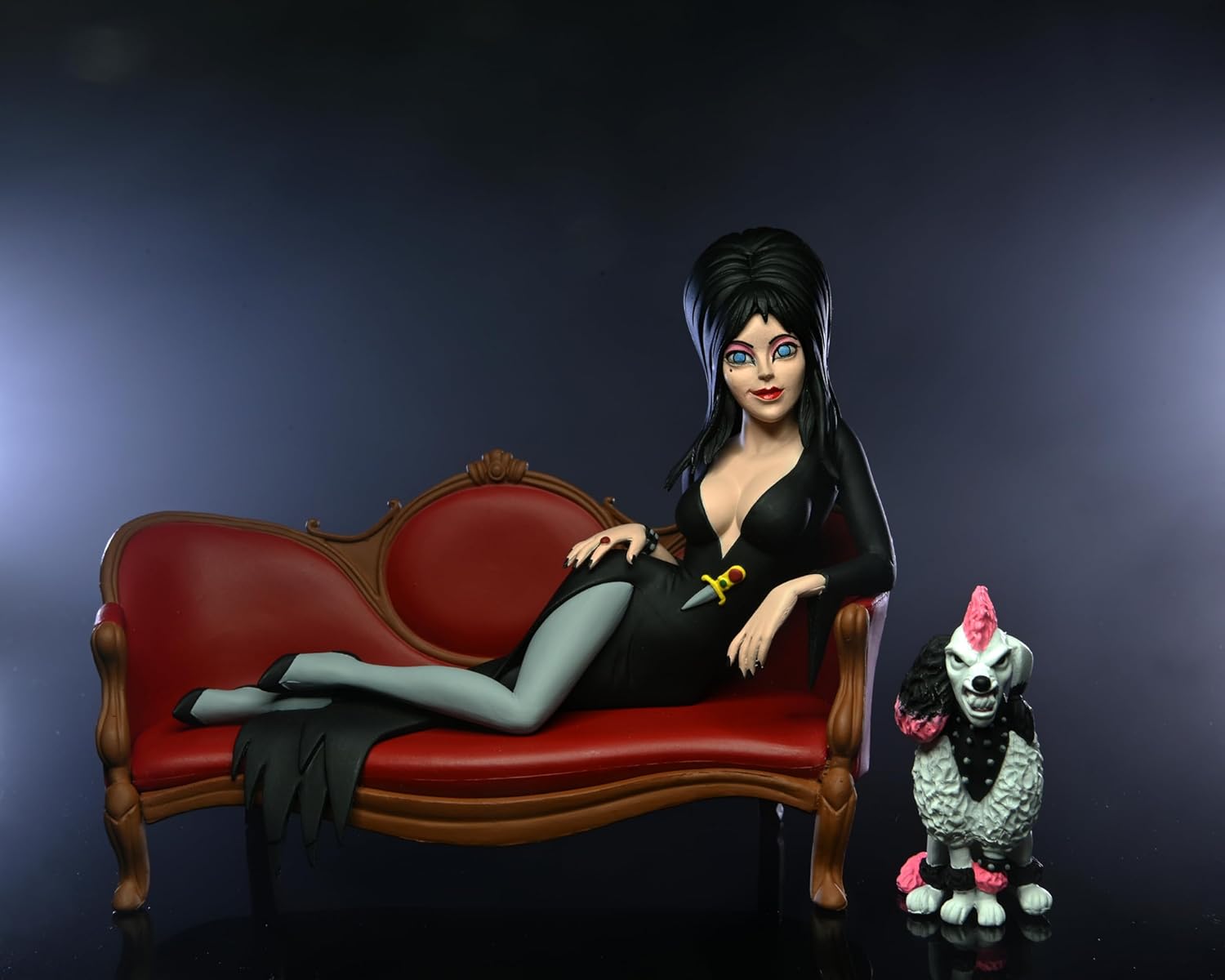 NECA - Elvira on Couch (Toony Terrors) 6" Action Figure Boxed Set