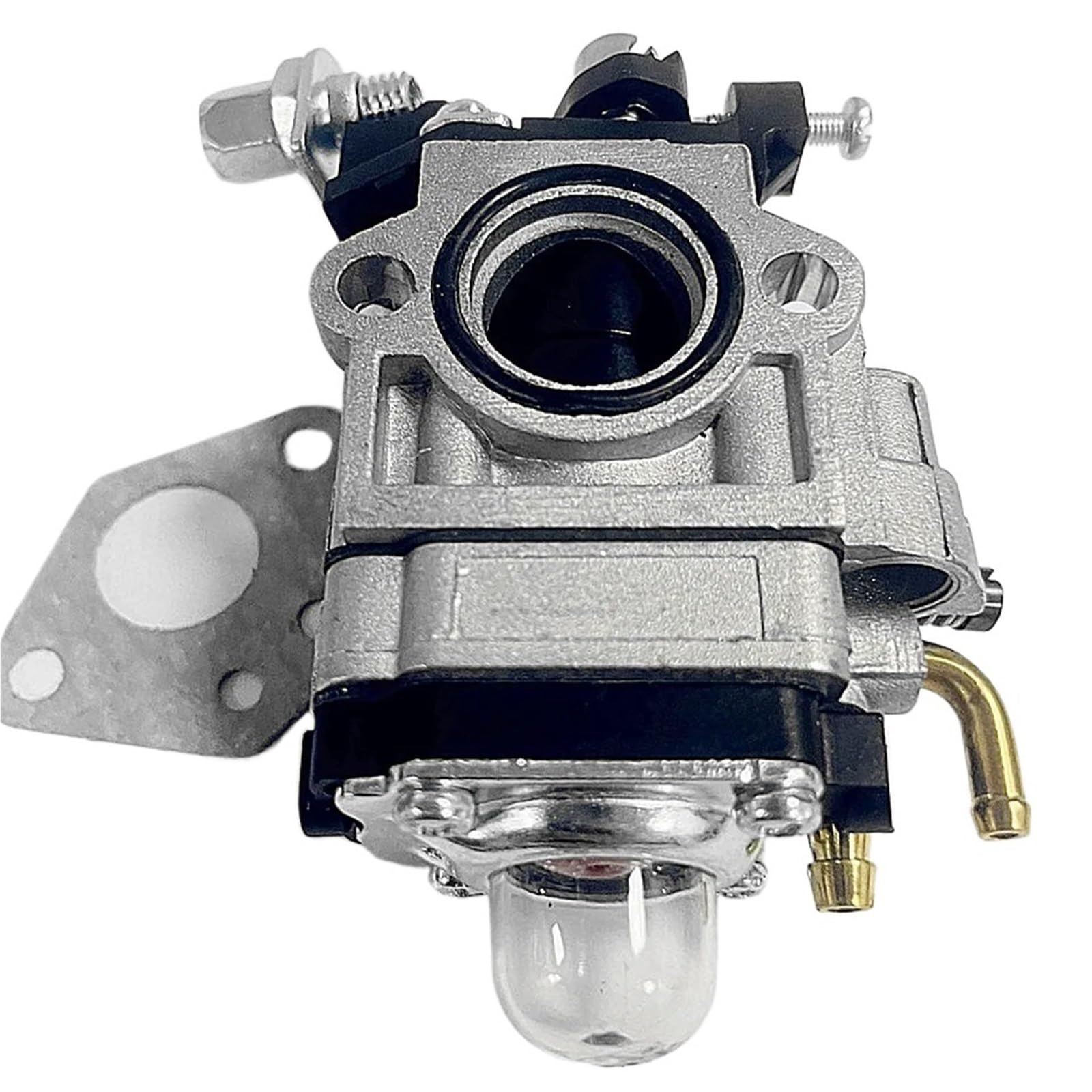Kit de carburador de 15 mm for desbrozadora y Motosierra de 2 Tiempos, Universal for desbrozadora y Cortasetos TB43, BC250, CG430, 43 CC.