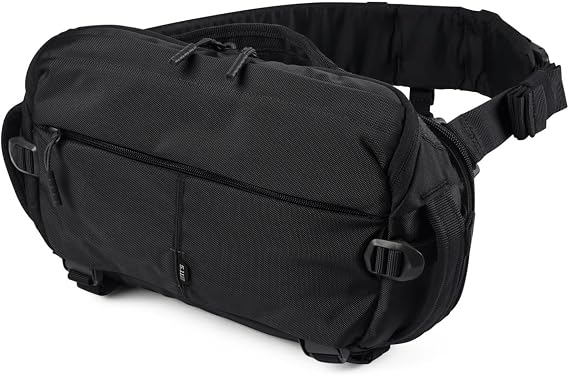 5.11 Tactical LVC8 Sling Pack Everyday Crossbody Shoulder Bag 8L CCW, Black