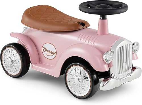 Miniatura 10 de HONEY JOY Coche de Paseo Infantil, Juguetes de Montar para Niños Pequeños al Aire Libre con Volante, Claxon y Almacenamiento, Coche Deslizante de