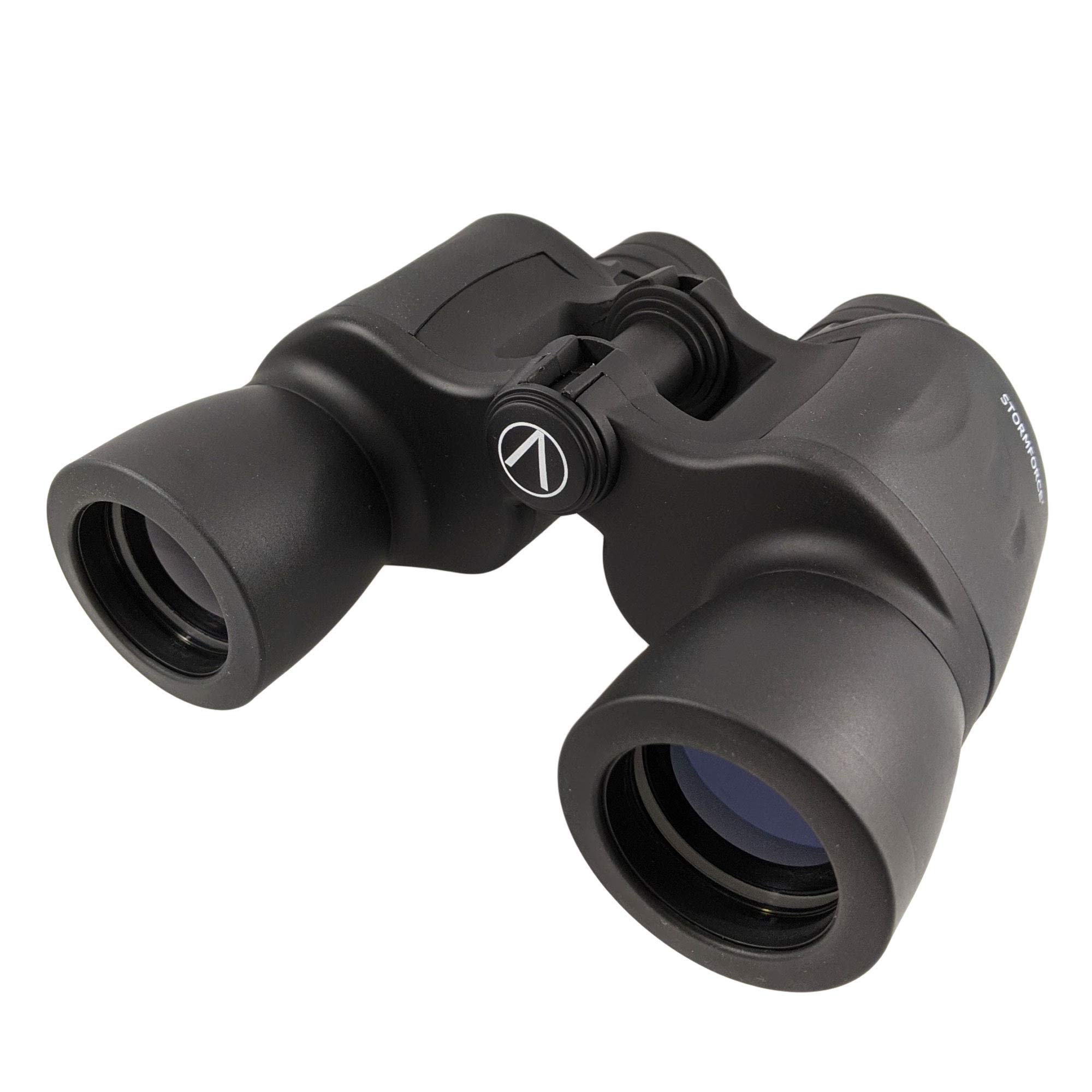 8x40 FOCUS FREE BINOCULARS VISIONARY STORMFORCE-2 PF BLACK BODY AUTO WATERPROOF