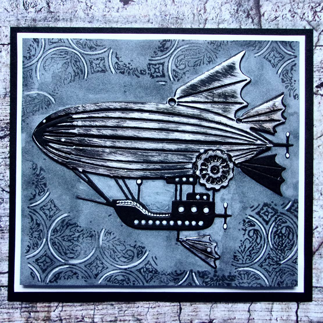 Steampunk Zeppelin Drawing