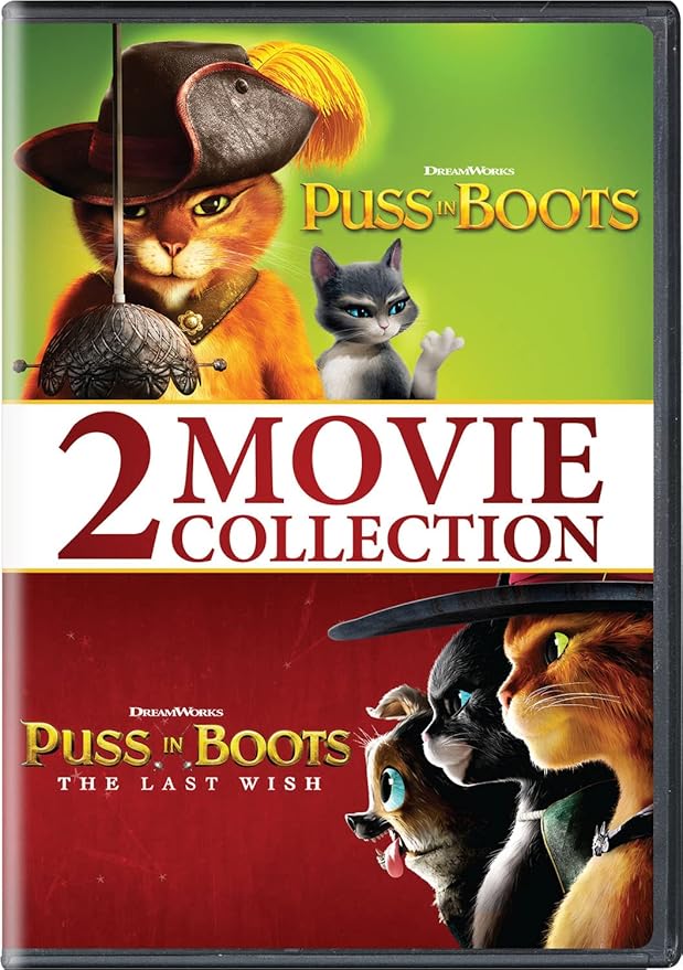 Puss in Boots 2Movie Collection (DVD) Antonio Banderas, Salma Hayek