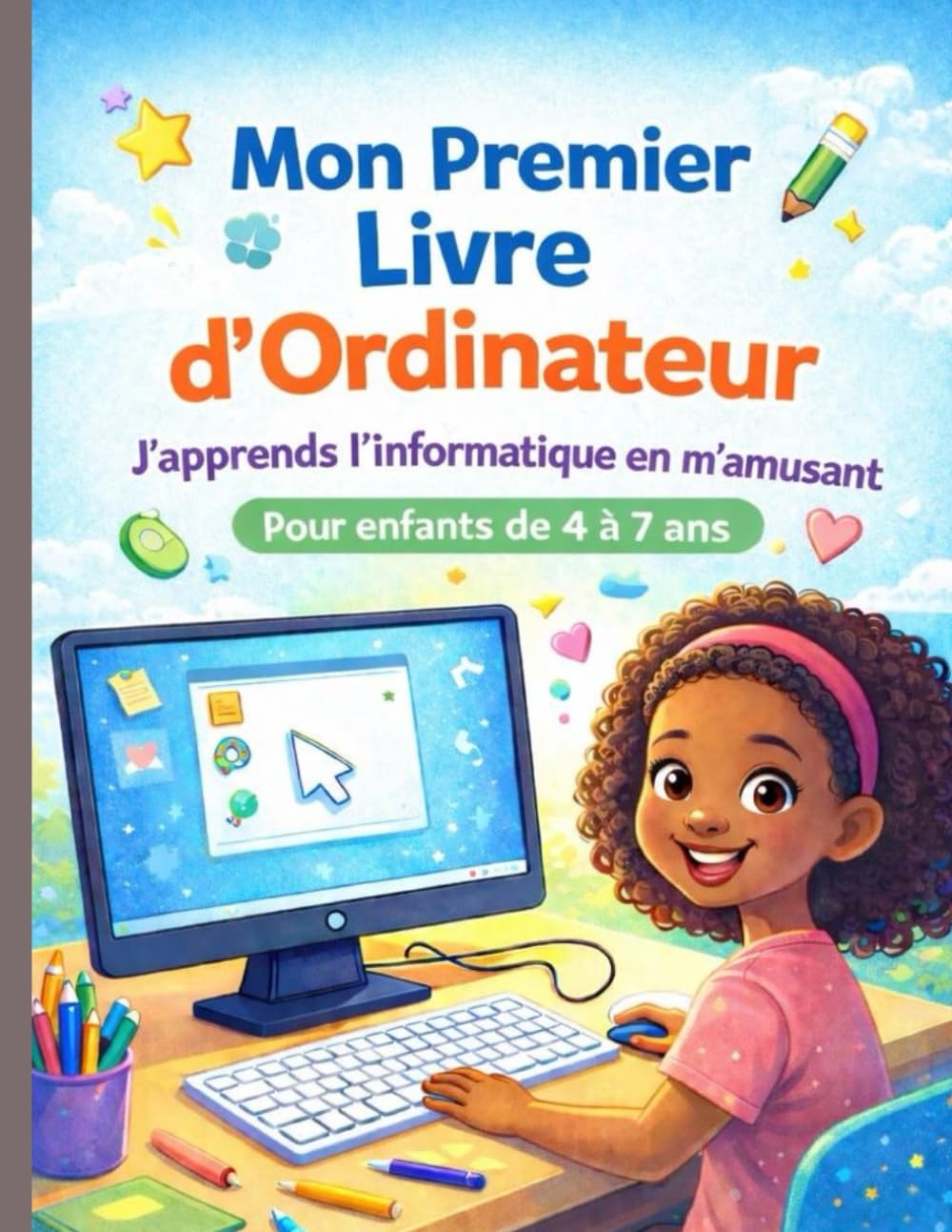 Mon Premier Livre d’Ordinateur: Apprendre l’ordinateur en s’amusant – Pour enfants de 4 à 7 ans