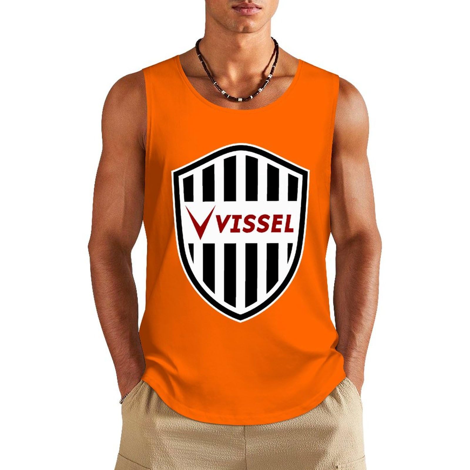 Amazon.co.jp: メンズ タンクトップ ヴィッセル神戸 スポーツ 袖